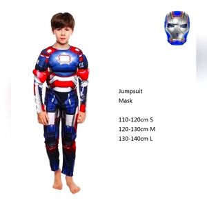 Iron man costume for boys